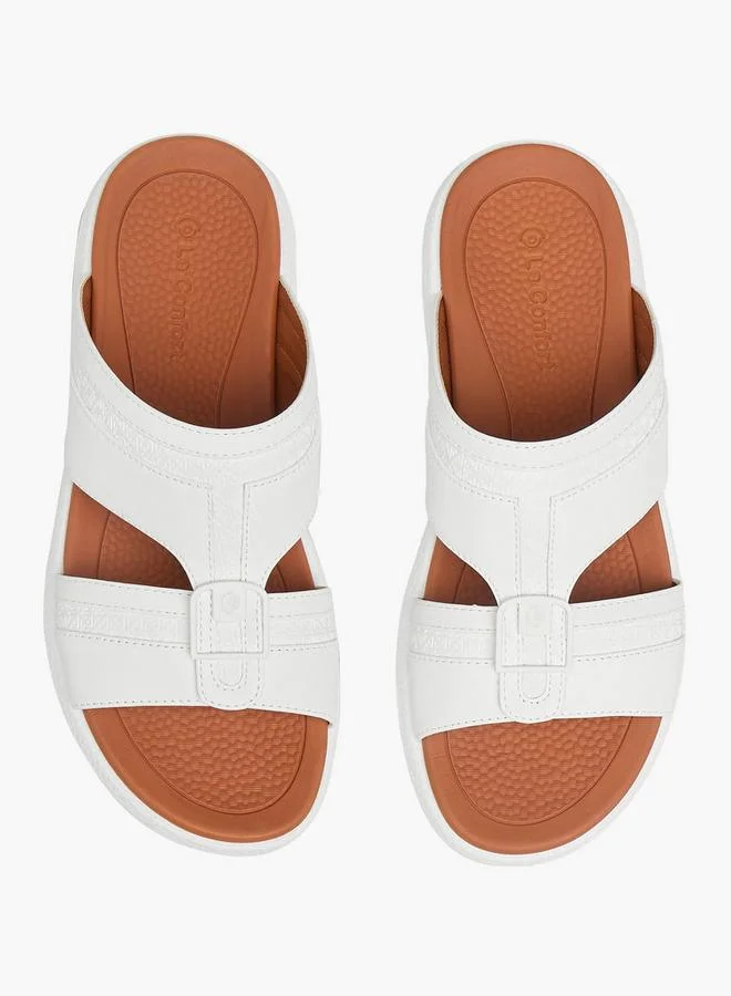 لو كونفورت صنادل رجالية بتفاصيل إبزيم - تشكيلة رمضان